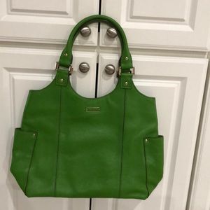 Kate Spade green leather bag